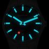 BERNY Titanium Mechanical Watch Automatic Railroad Watch 100M Water Resistant Calendar AR Sapphire Crystal