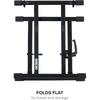 BOSS BAS-1 Stand for Boss Amps, Compatible with Up to 21kg, Adjustable Back Width, Foldable, Rugg...