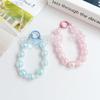 Summer Small Clear Bowknot Phone Chain Beaded Creative Crack Beads Car Hanging Decoration Cute Girl Blind Box