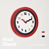 Dopamine Retro Red Wall Clock Japanese and Korean Fashion Middle Ages Clock Quartz Clock Wall Decoration Clock