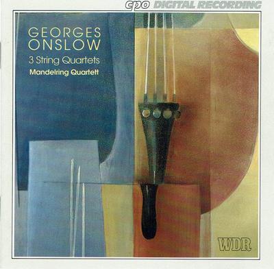 CD GEORGE ONSLOW - MANDELRING QUARTETT - 3 String Quartets 9990602 Cpo 1993 Germany Classical Used