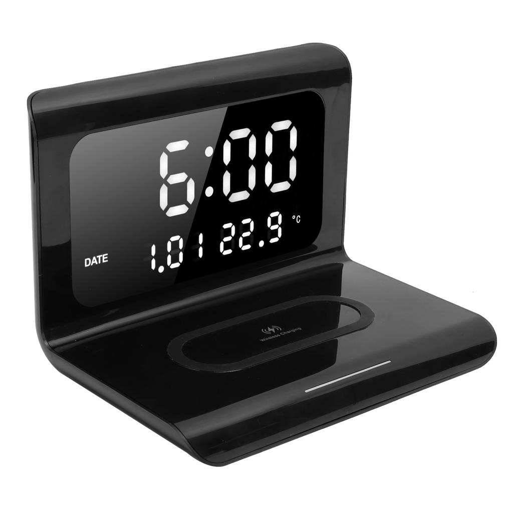 MultiFunctional Clock Electronic Calendar Phone Wireless Automatic Matching Charger