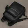 Genuine Leather School Bag For Men Women Black Cowskin Backpack 14 15 16 Inch Laptop Backpacks Travel Bag Male Female New Design