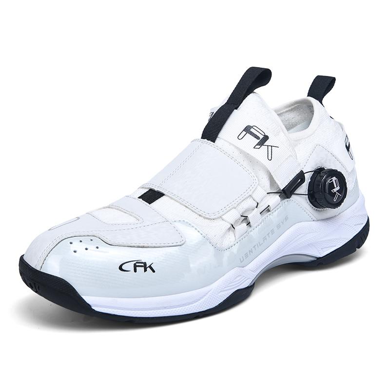 

36-46 пара больших размеров амортизирующие противоскользящие износостойкие дышащие теннисные туфли волейбольные туфли бадминтонные туфли 46 чёрный/белый