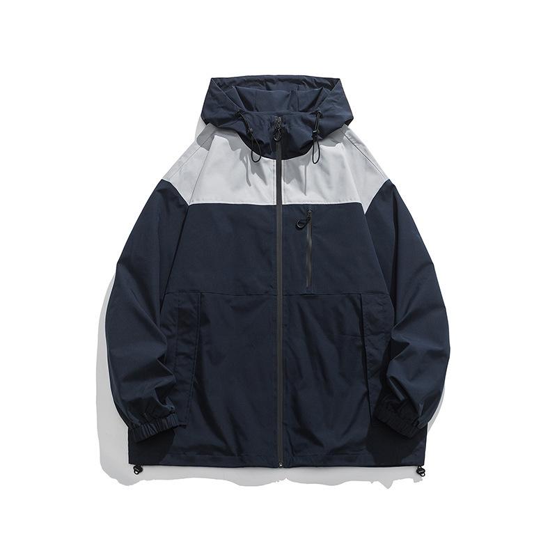 Nová venkovní bunda s kapucí pro muže a ženy Jarní a podzimní větruodolné voděodolné bundy Bundy Pracovní oděvy Sportovní bundy
