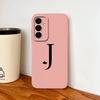 For Samsung Galaxy A17 A07 A37 A57 Phone Case Heart Letters Soft Liquid Silicone Back Cover Camera Protection High Quality Funda