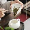 Coffee and tea tools ceramic tea scoops ceramic accessories chinese kung fu tea