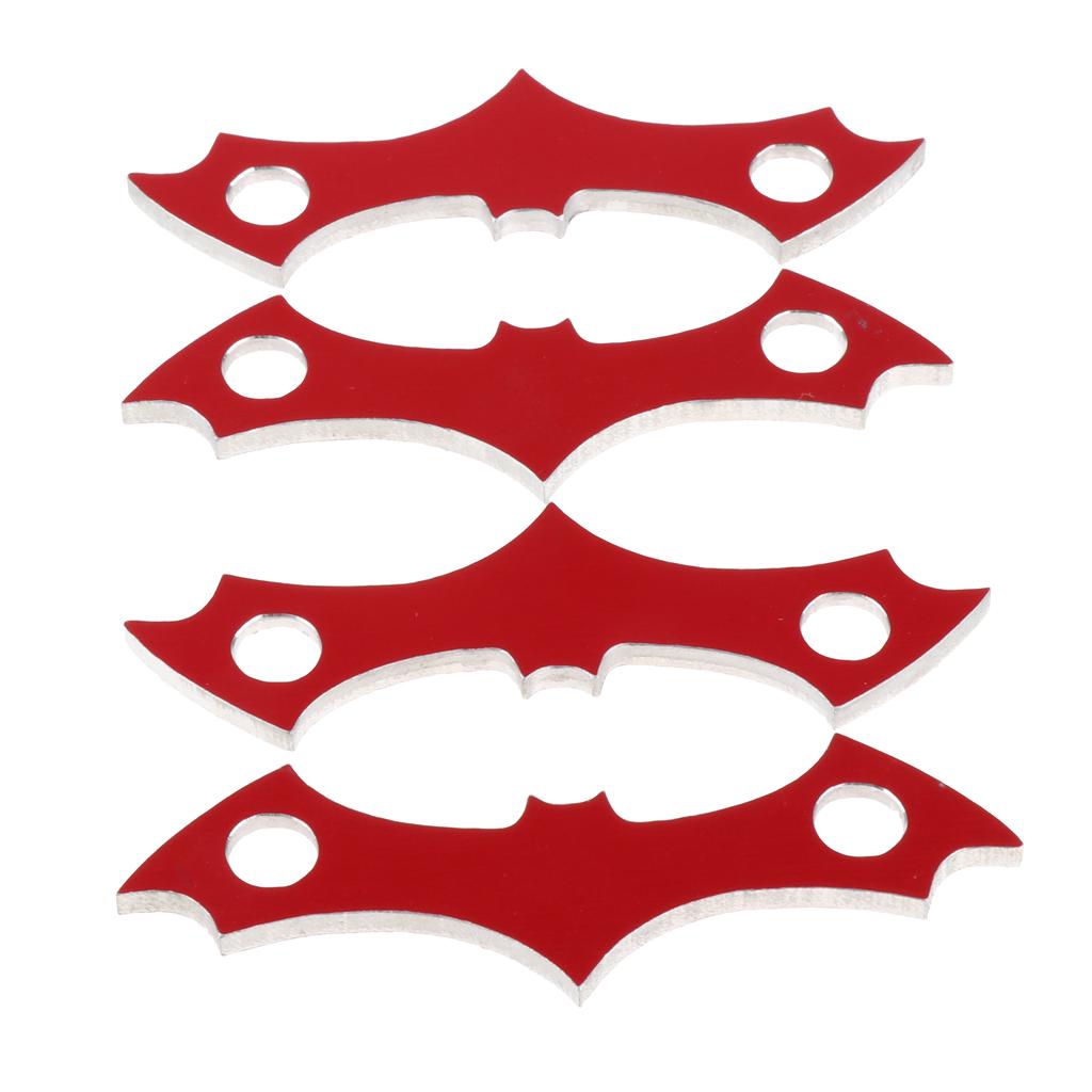 4pcs Aluminum Alloy Skateboard Deck Protective Gasket Longboard Anti-sinking
