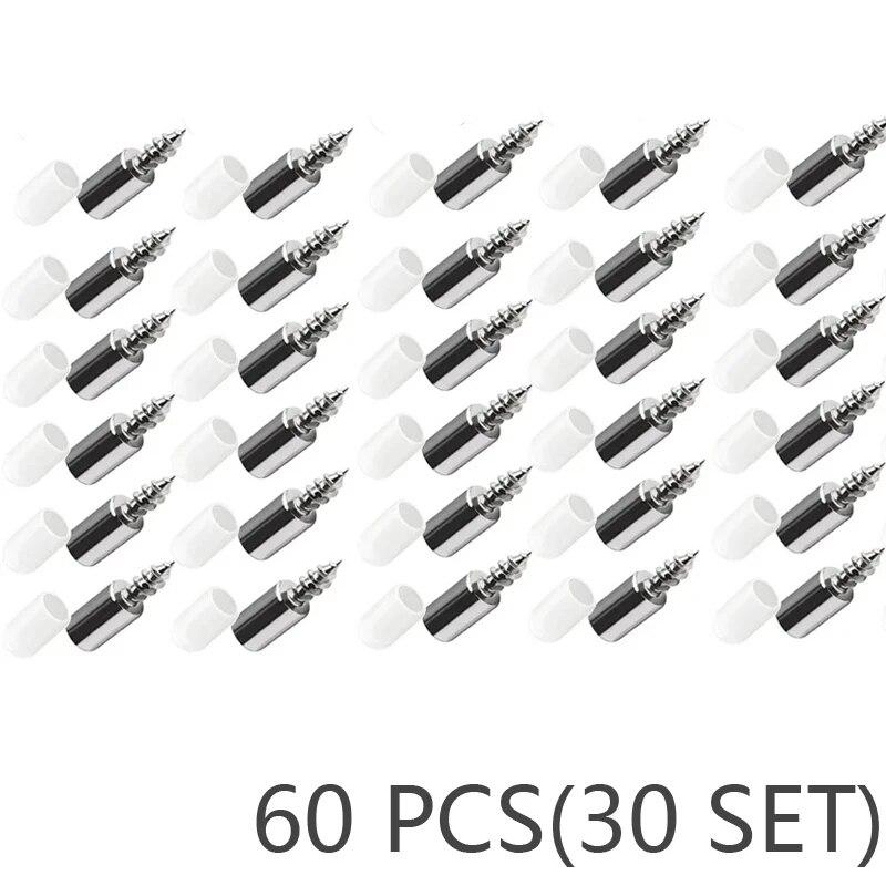 

20/80 шт., опорные гвозди для полок, колышки с нескользящей втулкой, саморезы, самоклеящиеся зажимы, колышки, держатели для полок