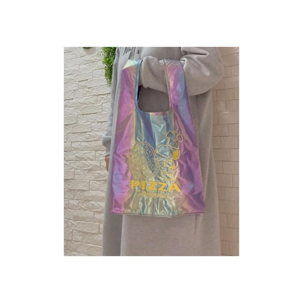 Snoopy Aurora Shopping Bag Pizza Peanuts [Small Planet] [Eco Bag] /