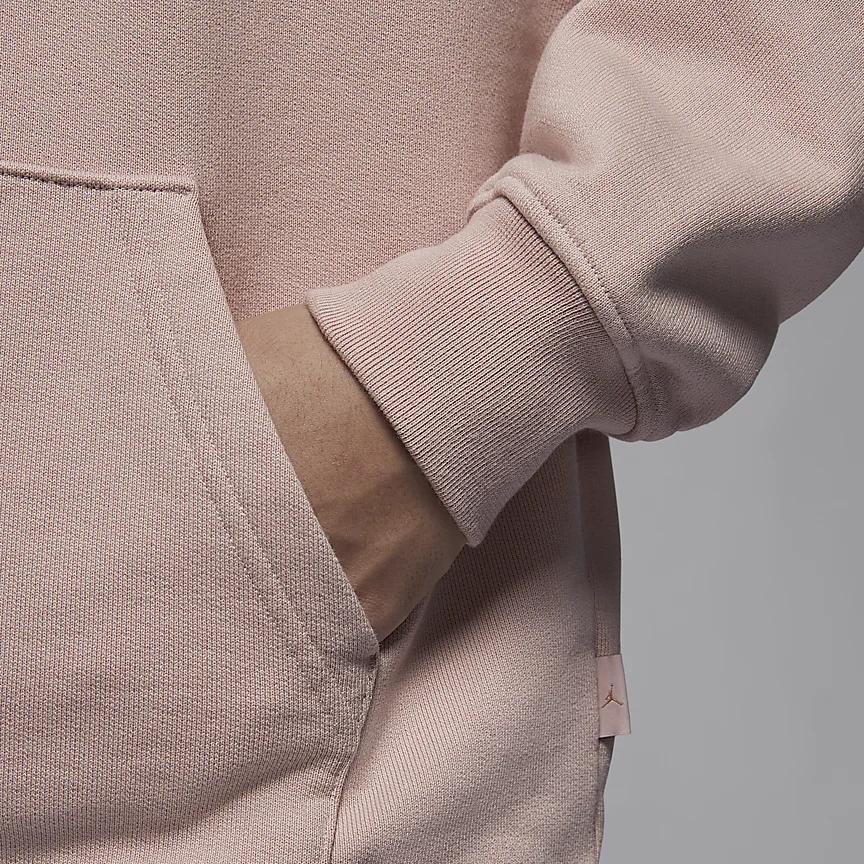 Jordan Air  Wordmark Casual Solid Color Hooded Long Sleeve Sweatshirt Men Sweatshirt Oxford-Pink FZ3953-601