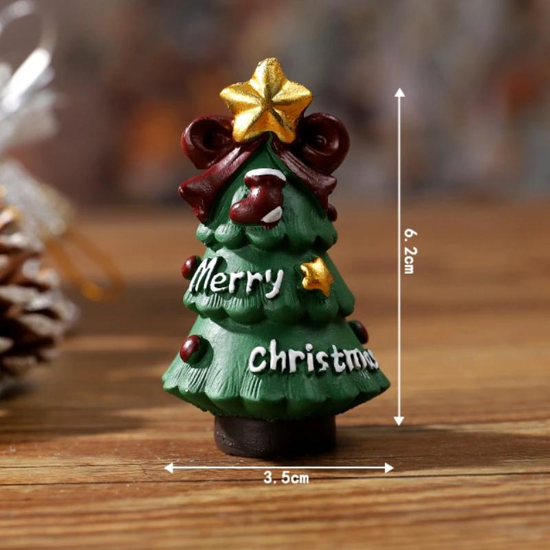 Cute Santa Claus Christmas Ornaments Christmas Tree Decorations Cartoon Animal Christmas Supplies Desktop Decorations for Kids