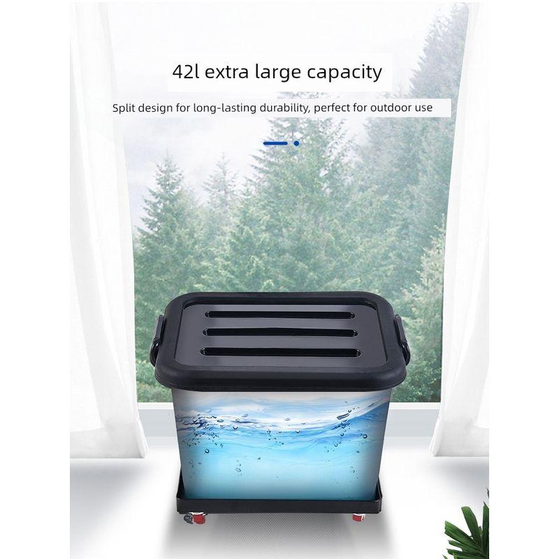 Water Mist Humidification, Water Cooling Atomization for Outdoor Cooling, Commercial Refrigeration, Powerful Floor-Standing Fan for Large Factories