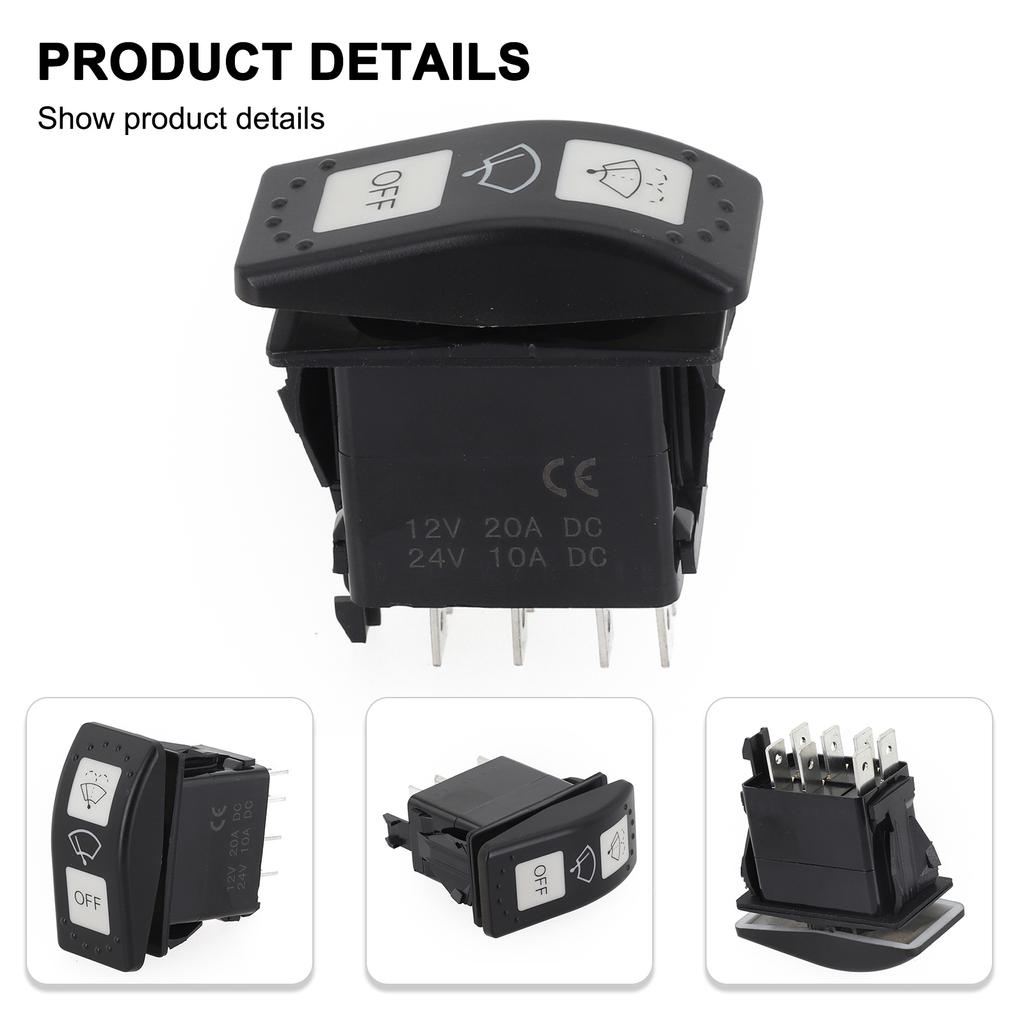 High Quality Control Switch Windshield Wiper 1 Pc Auto Parts Car Accessory Plastic Replacement For Defender For Maverick