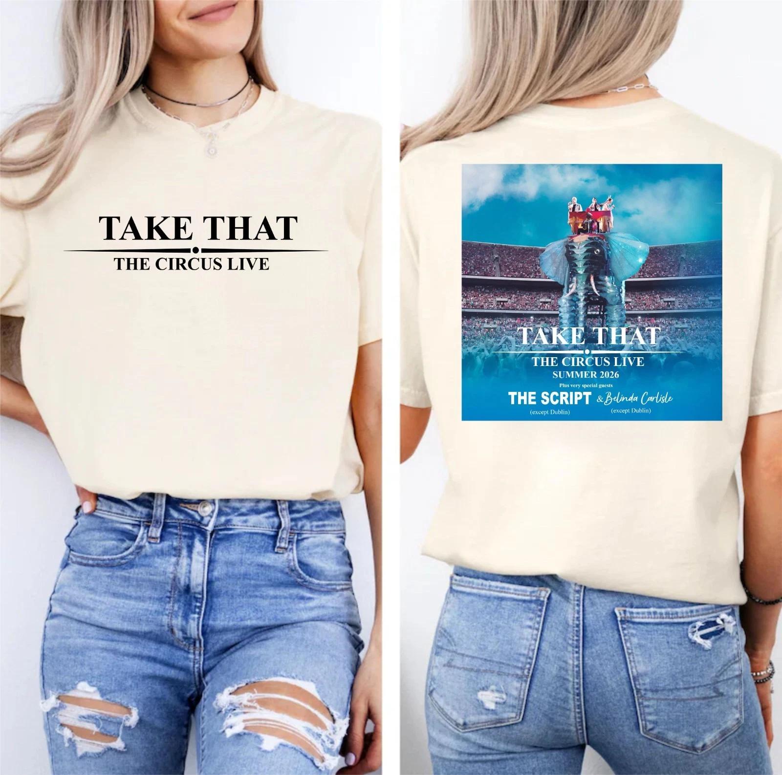 Take That The Circus Live Tour 2026 Concert Graphic T Shirt 4XL