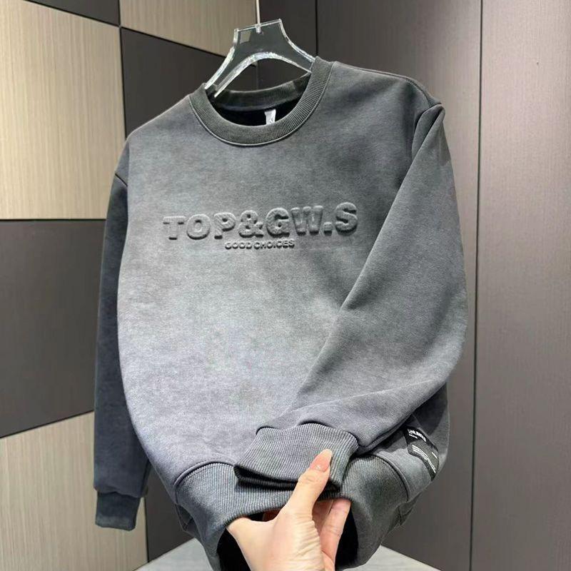 

Trendy Handsome Hong Kong Style: New Casual Fashion 3XL темно-сірий