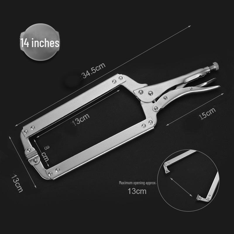 Multifunctional C-type Flat Head Pliers for Quick Clamping Tasks.