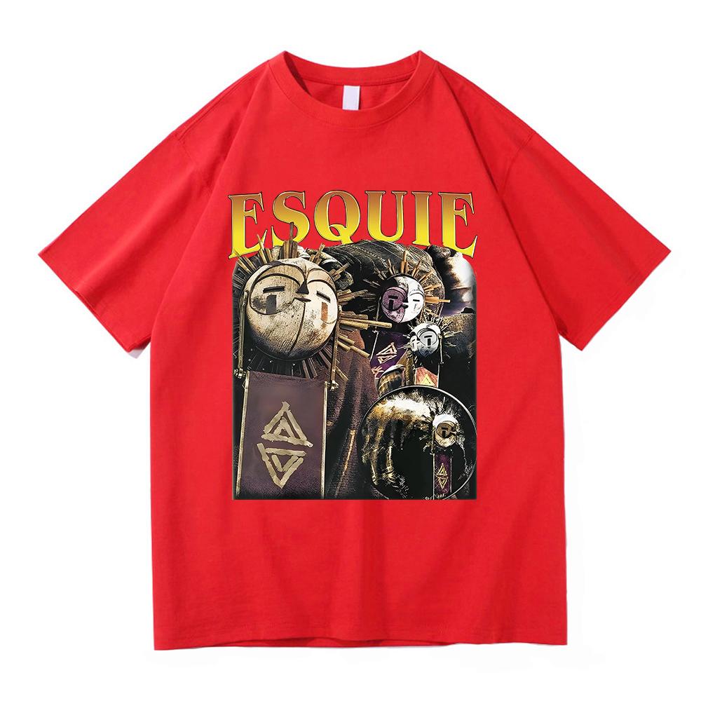Esquie Clair Obscur Expedition 33 TShirt Whooo Wheee Menwomen Clothing Harajuku High Quality Tops Cotton TShirts Male Tees