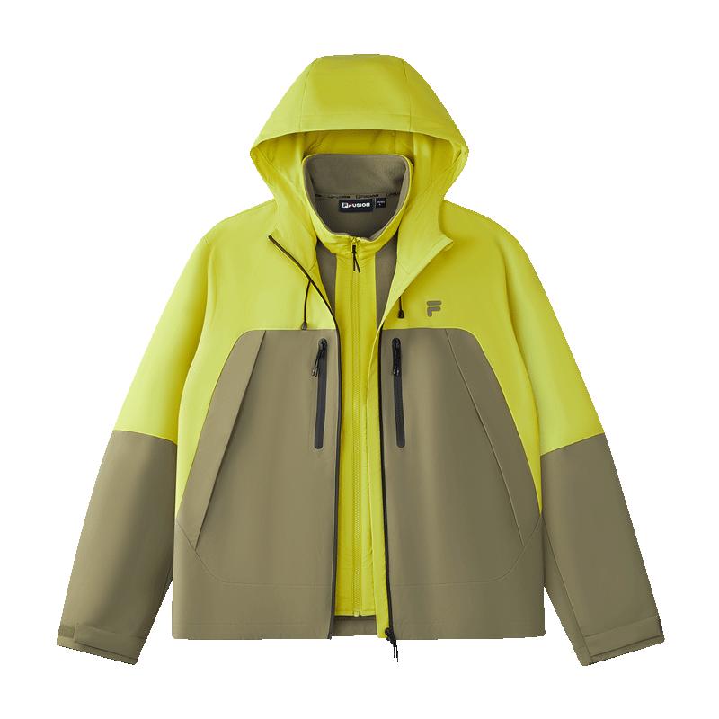 Fila FUSION Couple's Color-block Woven Jacket Set