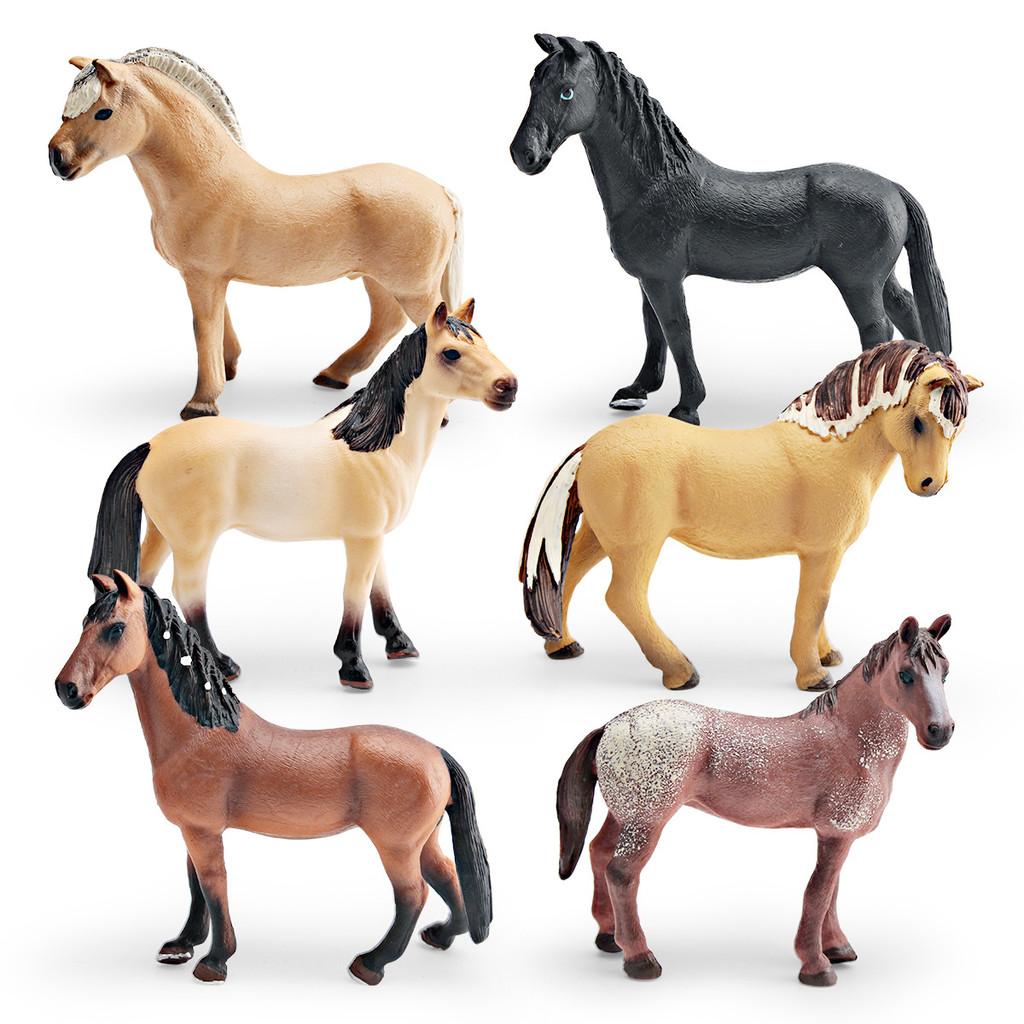 Animal Nature Pvc Wild Horse Model For Childrens Educational Toy