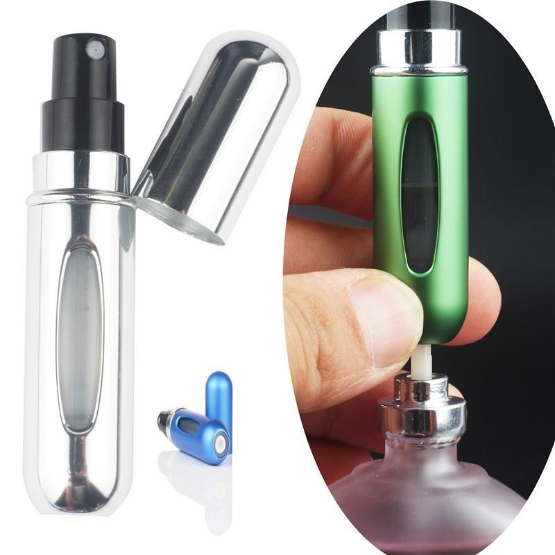 10Colors Portable Mini Empty Refillable Perfume Atomizer Bottle Travel Scent Pump PortableSpray Case