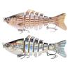 1/2/3/5Pcs 10CM/15.5G Multi-Jointed Fishing Lure with Hooks Realistic 7-Section Swimbait Plastic Artificial Bait Freshwater Saltwater Accessories