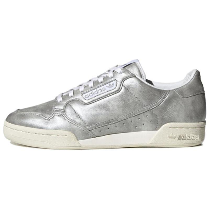 

Adidas Originals Continental 80 Durable Low-Top Sneakers Unisex Sneakers Silver EE5390 36