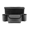 Leather Car Organizers and Storage Bag Between Front Seats Auto Consoles Organize Tissue Water Cup Net Pocket Barrier of Pet