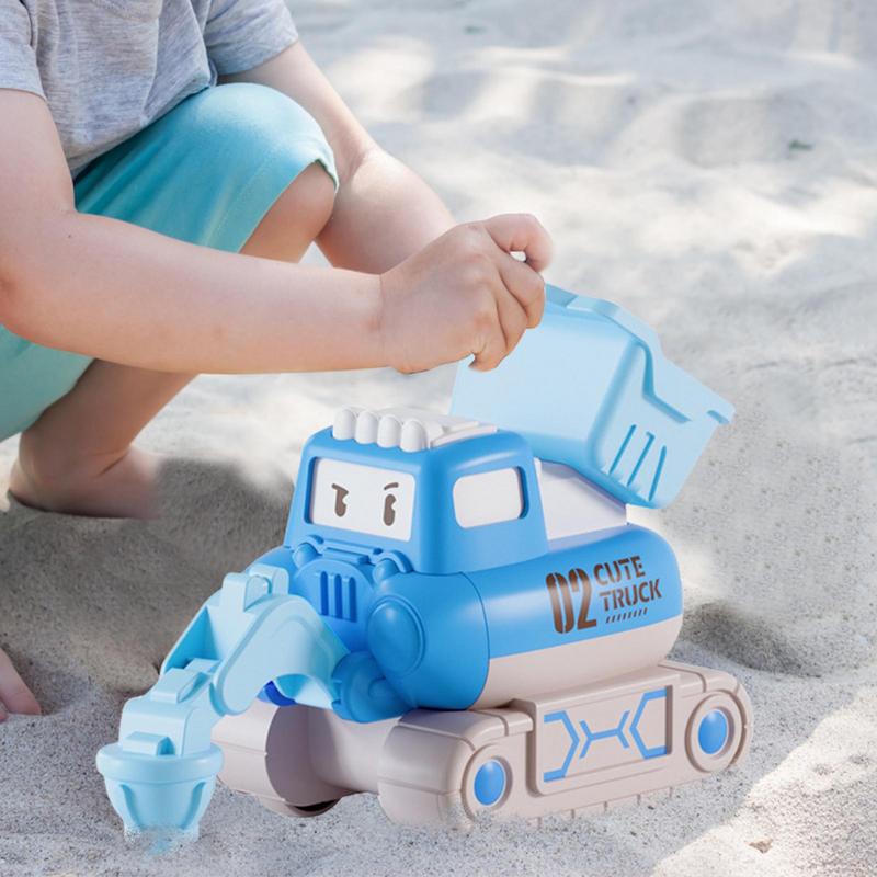 Mini Excavator Funny Construction Car Toys Educational Kids Toys Creative Excavator Toy For Christmas Party Gift Aged 3