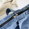 Vintage Denim Bag Women's Large Capacity Lightweight Handbag Tote Bag Student Class Crossbody Bag