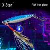 Fish Scale Pattern Long-Distance Iron Plate Lure for Bass, Catfish, and Croaker