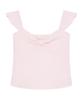 Lojanneu Sugar Cake Ribbon Top (Powder Pink)