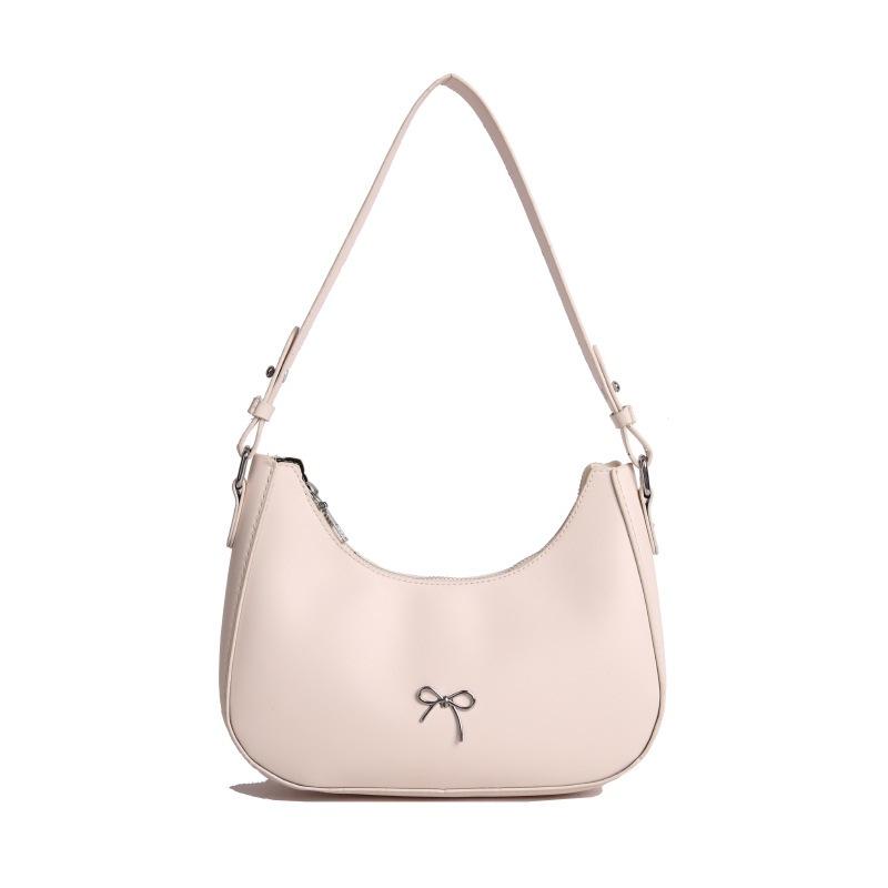 Summer new simple shoulder bag niche design fashion casual shoulder crescent bag tide