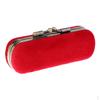 Case with Makeup Mirror for Purse - Decorative Holder Gift Box Velvet Your ,Lip ,