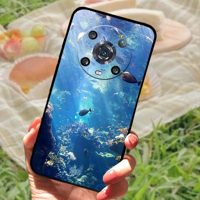Pro Honor Magic 6 4 Lite 5G Pouzdro Módní Nárazuvzdorné Silikonové Pouzdro na Telefon Pro Honor Magic 4 Pro 5G Honor X9B 5G Ochranné Fundas
