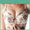 For Fallsweet Women Embroidery Bra Sexy Push Up Brassiere C D Cup Underwear