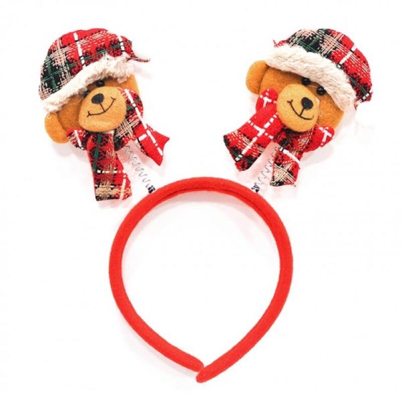 Cute Christmas Headband (Teddy Bear) Party Hairband
