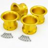 Aluminum Air Funnel X 43mm Filter Carburetor Gold Silver Set Intake Intake Gold (S-Net) 50