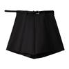 2024 Sweet & Spicy Gray High-Waisted Pleated A-Line Mini Skirt - Korean Spring Style