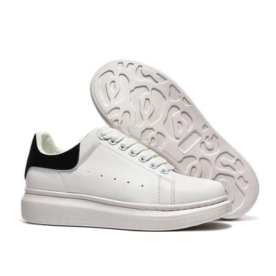2025 The Small White Shoes with Full Leather Are Breathable and Versatile, with Color Thick Soles and Couple Casual Shoes