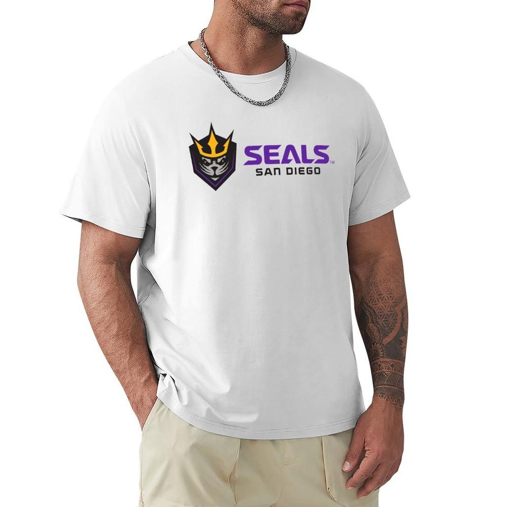San Diego Seals Tshirt Regular Fit Plain Tee Shirt