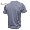 Men's Round Neck T-shirt Cotton Solid Color Short Sleeve Basic Tee Pullover Casual Tee Shirt for Sports Gym Travel Daily Wear