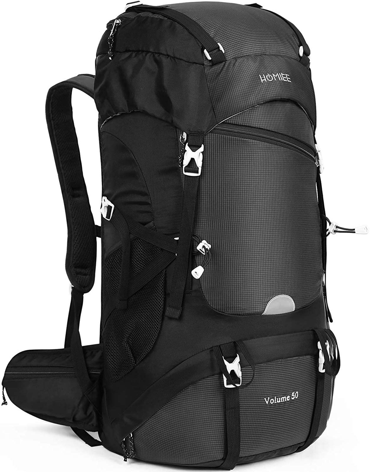 

[HOMIEE] Mountaineering Backpack 50L Outdoor Bag Backpack Rucksack Large Capacity Waterproof Hydration Rain Cover Included Multifunctional Ultra