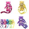 Carebears Rainbow Bear Plush Toy With Heart-shaped Backpack