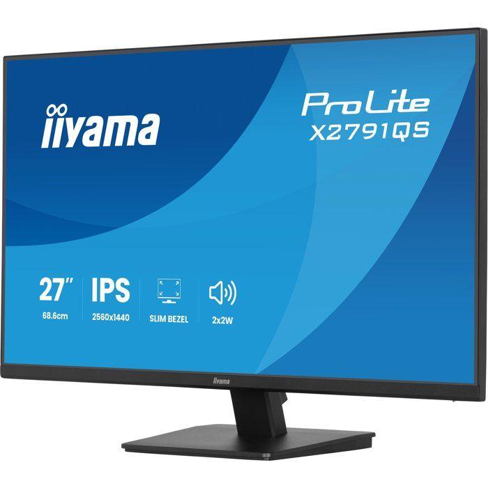 Ecran PC - IIYAMA - 27 - QHD - 75Hz - IPS - 1ms - PROLITE X2791QS-B1