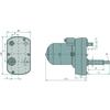 Wiper motor 90 degrees 12V GRANITE