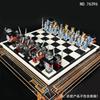 Building Block Chess Doll Chessboard, Medieval Desktop Game Nimi Humanoid Doll Children's Toys Birthday Gifts Cartoon Characters
