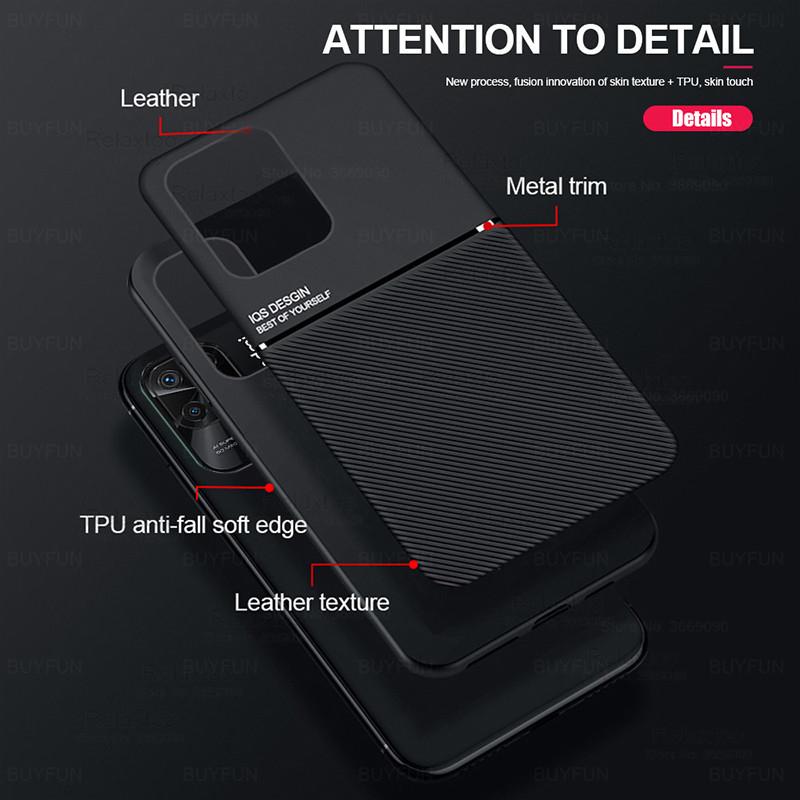 Luxury Pu Leather Magnetic Car Bracket Phone Case For Xiaomi Redmi 10c On Redmi10c Redmy 10 C Shell Anti -Knock Soft Frame Fundas