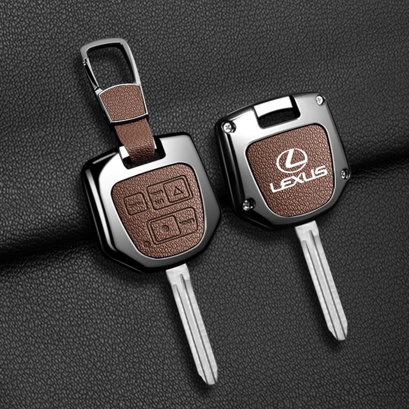 Custodia in Pelle Vintage per Chiave Auto Copertura Completa per Lexus ES GS LS IS RX SC LX GX470 RX350 ES300 RX400h Portachiavi Auto Accessori