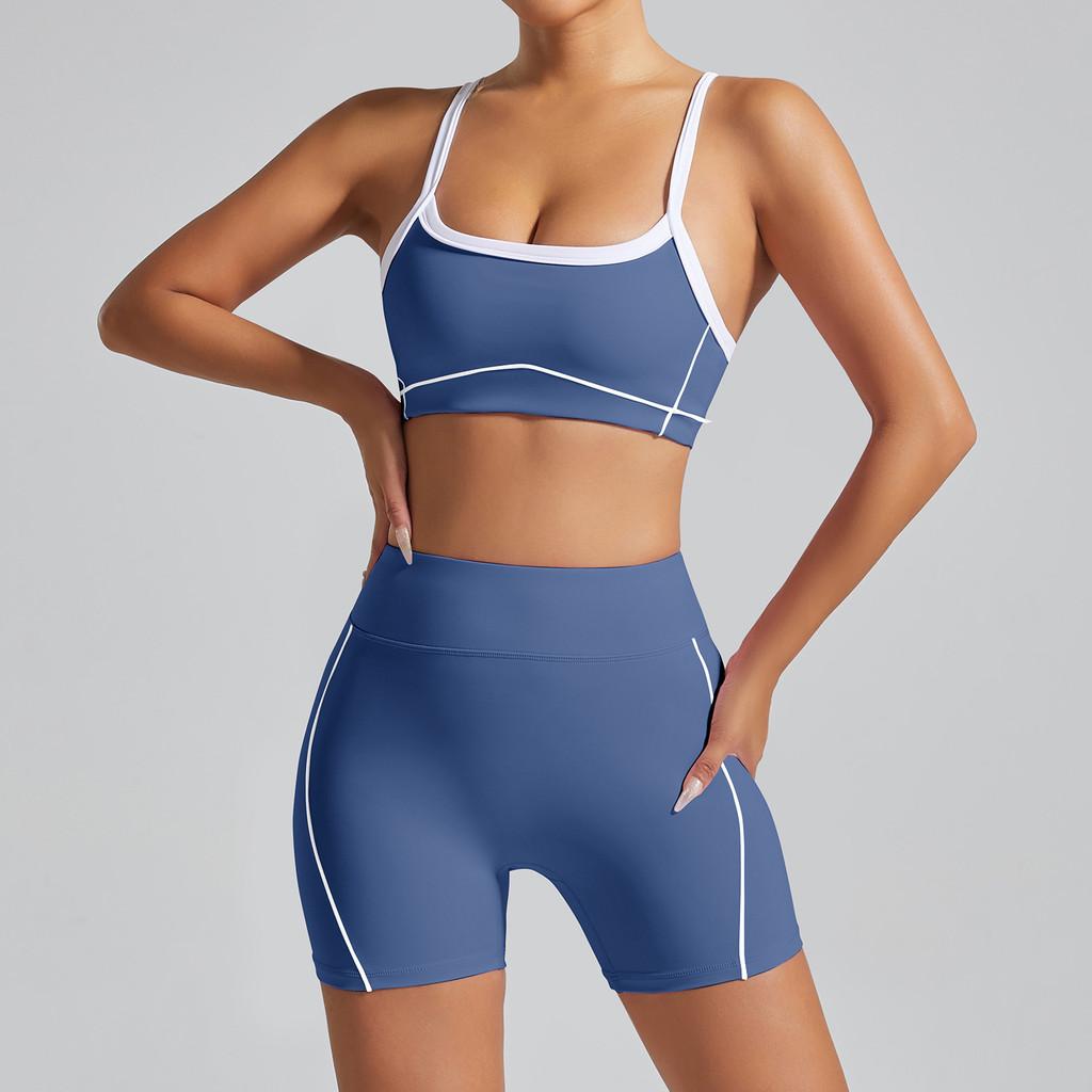 Abstract Sportswear Set For Women With Quick Dry Fabric Perfect For Running And Fitness Activities